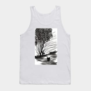 Black and White Dreams Tank Top